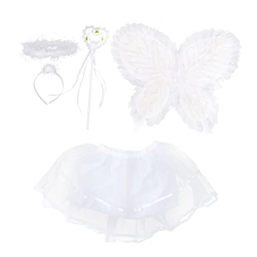 AKOOSY 1 Satz Schmetterlingsflügel eingestellt karnevalskostüme faschingskostüme igelkostümkinder costume Anzug durchführen Kleiderset für Mädchen Polyester Weiß AKOOSY 1 Satz Schmetterlingsflügel eingestellt karnevalskostüme faschingskostüme igelkostümkinder costume Anzug durchführen Kleiderset für Mädchen Polyester Weiß von AKOOSY