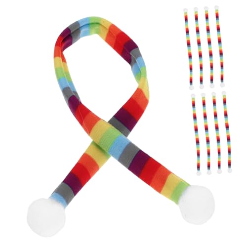 AKOOSY 10 Stück Teiliges Mini Schals aus Weichem Dekorative DIY Weihnachtsschal Accessoires für Puppen und Weinflaschen Langlebig Glatt Vielseitig Einsetzbar für Festtagsdeko AKOOSY 10 Stück Teiliges Mini Schals aus Weichem Dekorative DIY Weihnachtsschal Accessoires für Puppen und Weinflaschen Langlebig Glatt Vielseitig Einsetzbar für Festtagsdeko von AKOOSY