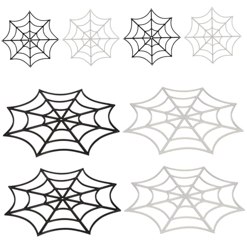 AKOOSY 12 Stück Teiliges Halloween Spinnennetz Dekor Realistisch Gestaltete Fake Spider Webs in Schwarz und Weiß Gruselige Partydeko für Halloween Vielseitig für Fest Spaß und Streiche AKOOSY 12 Stück Teiliges Halloween Spinnennetz Dekor Realistisch Gestaltete Fake Spider Webs in Schwarz und Weiß Gruselige Partydeko für Halloween Vielseitig für Fest Spaß und Streiche von AKOOSY