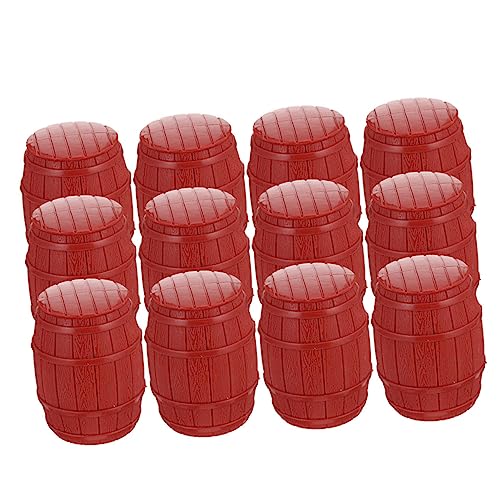 AKOOSY 14 Stück Teiliges Mini Piratenfässer Modell aus Robustem PVC Detailgetreu und Farbecht als Sandtisch Zubehör und Mini Haus Dekoration für Kindergeburtstag und Piratenparty AKOOSY 14 Stück Teiliges Mini Piratenfässer Modell aus Robustem PVC Detailgetreu und Farbecht als Sandtisch Zubehör und Mini Haus Dekoration für Kindergeburtstag und Piratenparty von AKOOSY