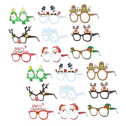 AKOOSY 18stücke Weihnachtliche Partybrillen Teiliges Bunte Papierbrillen Für Erwachsene Lustige Foto-requisiten Für Weihnachtsfeiern Festliche Anlässe AKOOSY 18stücke Weihnachtliche Partybrillen Teiliges Bunte Papierbrillen Für Erwachsene Lustige Foto-requisiten Für Weihnachtsfeiern Festliche Anlässe von AKOOSY