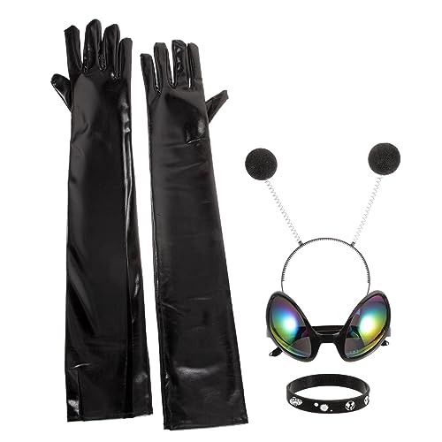 AKOOSY 1Satz Kreatives Alien Stirnband mit Lustigen Brillen Armbändern Wiederverwendbares Partyzubehör für Einzigartige Fotos Feierlichkeiten Leicht für Männer AKOOSY 1Satz Kreatives Alien Stirnband mit Lustigen Brillen Armbändern Wiederverwendbares Partyzubehör für Einzigartige Fotos Feierlichkeiten Leicht für Männer von AKOOSY