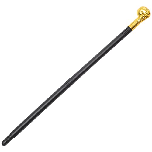 AKOOSY 1Stück Schädel Dreiteiliger Halloween Zauberstab Skelett Design für Kostümparty Cosplay Geburtstagsfeiern Bühnenaufführungen Goldener AKOOSY 1Stück Schädel Dreiteiliger Halloween Zauberstab Skelett Design für Kostümparty Cosplay Geburtstagsfeiern Bühnenaufführungen Goldener von AKOOSY