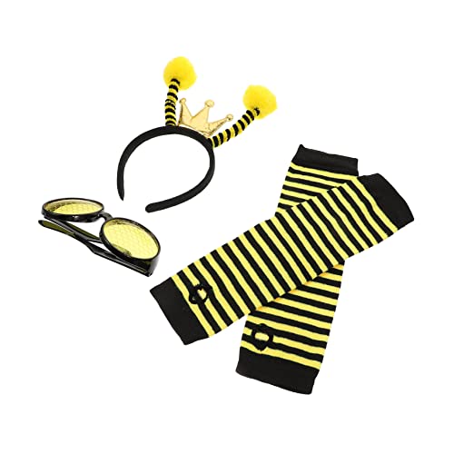 AKOOSY 1satz Bienen Kostümset Mit Haarreif Sonnenbrille Und Überärmeln Für Partys Lustiges Accessoire Für Erwachsene Und Festival-accessoire Für Unvergessliche Momente AKOOSY 1satz Bienen Kostümset Mit Haarreif Sonnenbrille Und Überärmeln Für Partys Lustiges Accessoire Für Erwachsene Und Festival-accessoire Für Unvergessliche Momente von AKOOSY