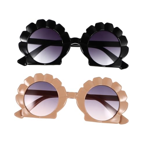 AKOOSY 2 Paare Unregelmäßige Sonnenbrillen Mädchen Modisch Outdoor Eyewear UV Schutz Schwarz Orange für Strand Party Streetstyle AKOOSY 2 Paare Unregelmäßige Sonnenbrillen Mädchen Modisch Outdoor Eyewear UV Schutz Schwarz Orange für Strand Party Streetstyle von AKOOSY