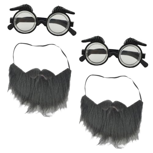 AKOOSY 2 Sätze Fantasie Kostüm Fake Eyegläser mit Piratenbart Maskerade Foto Requisiten für Partys und Cosplay Lustiges Zubehör für Männer und Frauen AKOOSY 2 Sätze Fantasie Kostüm Fake Eyegläser mit Piratenbart Maskerade Foto Requisiten für Partys und Cosplay Lustiges Zubehör für Männer und Frauen von AKOOSY