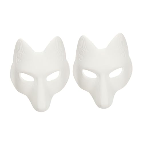 AKOOSY 2 Stück Fuchs Masken für Erwachsene Cartoon Tiergesicht Tragbar für Maskenball Kostüm und Halloween Party Vielseitige Cosplay Requisiten Festliche Rollenspiele AKOOSY 2 Stück Fuchs Masken für Erwachsene Cartoon Tiergesicht Tragbar für Maskenball Kostüm und Halloween Party Vielseitige Cosplay Requisiten Festliche Rollenspiele von AKOOSY