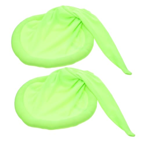 AKOOSY 2 Stück Kleine Zwergen Kostüm Hüte in Fluoreszierendem Grün Leichte Wiederverwendbare Gnome Party Caps für Halloween Weihnachten Cosplay Bühnenauftritte und Fotorequisiten von AKOOSY