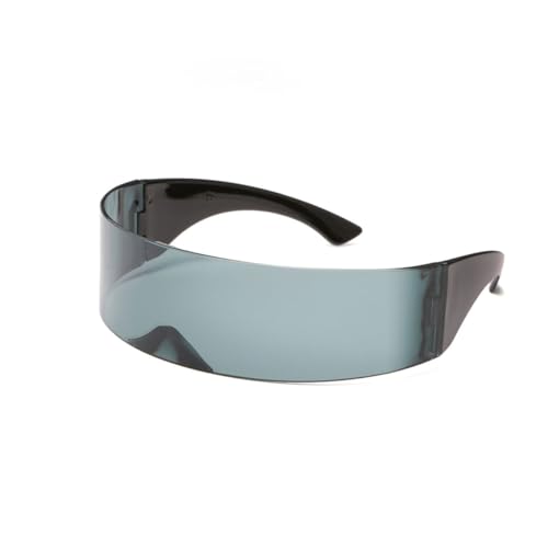 AKOOSY 2 Stück Lustige Partybrillen aus Leichtem Kunststoff und PC Schwarze und Silberne Tanzbrille als Modisches Accessoire für Club Festival und Tanzparty von AKOOSY