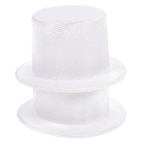 AKOOSY 2 Stück Miniatur Top Hüte aus Robustem Kleine Weiße DIY Weihnachtsmützen für Puppen Schneemann Deko Handliche Bastelaccessoires für Festliche Kreativprojekte AKOOSY 2 Stück Miniatur Top Hüte aus Robustem Kleine Weiße DIY Weihnachtsmützen für Puppen Schneemann Deko Handliche Bastelaccessoires für Festliche Kreativprojekte von AKOOSY