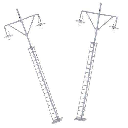 AKOOSY 2 Stück Modell Gartenleuchte Modellbau-Lampen Modellbau-Zubehör Sandtischmodell Gartenleuchten dekorativ Gebäude Zubehör für Sandtischszenen Lampenmodell Edelstahl Plus abs AKOOSY 2 Stück Modell Gartenleuchte Modellbau-Lampen Modellbau-Zubehör Sandtischmodell Gartenleuchten dekorativ Gebäude Zubehör für Sandtischszenen Lampenmodell Edelstahl Plus abs von AKOOSY
