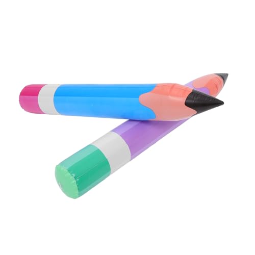 AKOOSY 2 Stück Teiliges Aufblasbares Buntstift Deko Große PVC Kratzstift Party Requisite in Blau und Lila für Geburtstagsfeiern und Schulveranstaltungen AKOOSY 2 Stück Teiliges Aufblasbares Buntstift Deko Große PVC Kratzstift Party Requisite in Blau und Lila für Geburtstagsfeiern und Schulveranstaltungen von AKOOSY