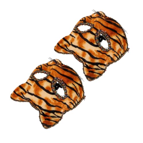 AKOOSY 2 Stück Tigermaske Tier Karnevalsmasken Tiermaske Für Maskerade Maske Für Männer Tiermaske Für Maskerade Cosplay Maske Masken Kostüm Tier Cosplay Maske Für Frauen Stoff AKOOSY 2 Stück Tigermaske Tier Karnevalsmasken Tiermaske Für Maskerade Maske Für Männer Tiermaske Für Maskerade Cosplay Maske Masken Kostüm Tier Cosplay Maske Für Frauen Stoff von AKOOSY