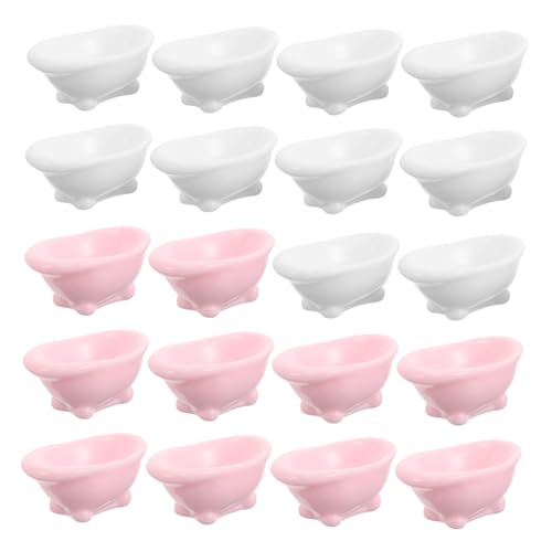 AKOOSY 20 Stück Teiliges Miniatur Badewannen Realistische Kleine Plastik Badewannen für Puppenhaus Detailreiche Micro Landschaftsdekoration Langlebig und Tragbar DIY Bastelzubehör Weiß AKOOSY 20 Stück Teiliges Miniatur Badewannen Realistische Kleine Plastik Badewannen für Puppenhaus Detailreiche Micro Landschaftsdekoration Langlebig und Tragbar DIY Bastelzubehör Weiß von AKOOSY