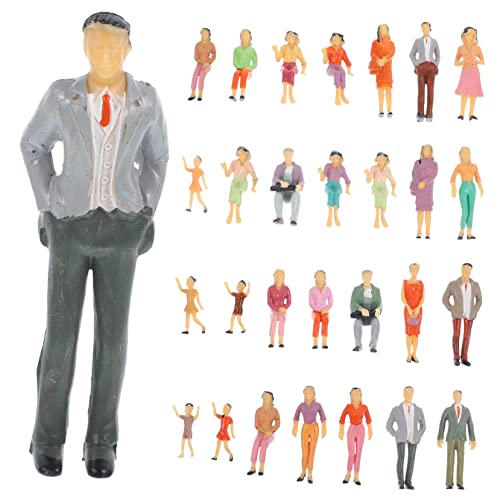 AKOOSY 26 Stück Teiliges Miniaturfiguren Realistische Mini Personen für DIY Puppenhaus Tischdekoration und Kreative Szenen für Bastelprojekte AKOOSY 26 Stück Teiliges Miniaturfiguren Realistische Mini Personen für DIY Puppenhaus Tischdekoration und Kreative Szenen für Bastelprojekte von AKOOSY