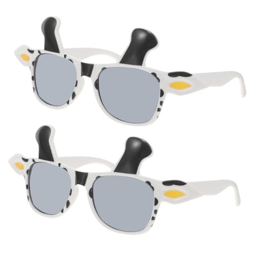 AKOOSY 2Stücke Kuhbrille Lustige Partybrille für Cosplay Kostüm Zubehör Extravaganter Blickfang für Themenpartys Festivals Langlebiges PC Material Kreatives Design mit Großen Augen AKOOSY 2Stücke Kuhbrille Lustige Partybrille für Cosplay Kostüm Zubehör Extravaganter Blickfang für Themenpartys Festivals Langlebiges PC Material Kreatives Design mit Großen Augen von AKOOSY