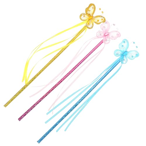 AKOOSY 3 Stück Teiliges Feenstab mit Funkelnden Strass Elementen Bunte Zauberstäbe für Kostümspiele Bühnenauftritte Geburtstagsfeiern und Fantasievolles Rollenspiel AKOOSY 3 Stück Teiliges Feenstab mit Funkelnden Strass Elementen Bunte Zauberstäbe für Kostümspiele Bühnenauftritte Geburtstagsfeiern und Fantasievolles Rollenspiel von AKOOSY