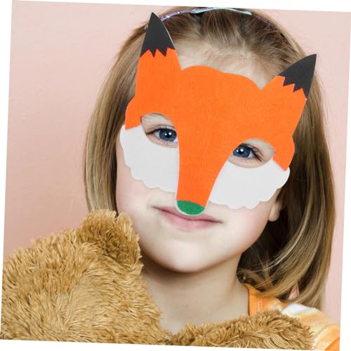 AKOOSY 3 Stück Teiliges Fuchs Tiermasken aus Atmungsaktivem Vliesstoff mit Elastischem Band für Karneval Halloween Party Kostüm Zubehör AKOOSY 3 Stück Teiliges Fuchs Tiermasken aus Atmungsaktivem Vliesstoff mit Elastischem Band für Karneval Halloween Party Kostüm Zubehör von AKOOSY