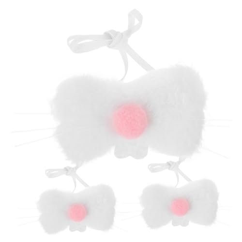 AKOOSY 3 Stück Teiliges Hasen Nasen Kostümset Plüsch Kleines Bunny Nose Prop für Ostern Niedliche Rabbit Nose für Erwachsene und Weiches Stoffhasen Zubehör für Kostüm und Cosplay AKOOSY 3 Stück Teiliges Hasen Nasen Kostümset Plüsch Kleines Bunny Nose Prop für Ostern Niedliche Rabbit Nose für Erwachsene und Weiches Stoffhasen Zubehör für Kostüm und Cosplay von AKOOSY