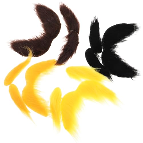 AKOOSY 4 Sätze Teiliges Set Realistische Selbstklebende Falsche Augenbrauen und Schnurrbärte für Erwachsene Leichtes Party kostümzubehör Vielseitig Einsetzbar für Halloween Karneval und von AKOOSY