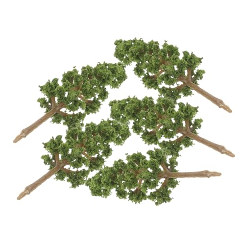 AKOOSY 5 Stück Miniatur Modellbäume Künstliche Landschaftsbäume für DIY Sandtisch Architekturmodell Mikro Landschaft Realistische Form Detailreich Vielseitig für Garten und Diorama von AKOOSY