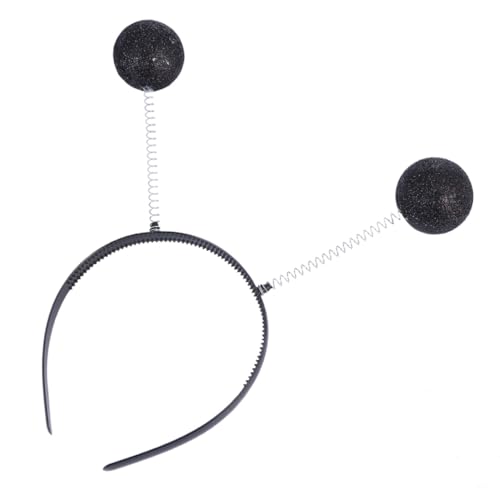 AKOOSY 5 Stück Teiliges Dekoratives Haarband mit Schwarzen Schaumstoffbällen Kreativer Kopfschmuck Langlebig Einzigartiges Design für Party Festival und Fotoshooting AKOOSY 5 Stück Teiliges Dekoratives Haarband mit Schwarzen Schaumstoffbällen Kreativer Kopfschmuck Langlebig Einzigartiges Design für Party Festival und Fotoshooting von AKOOSY