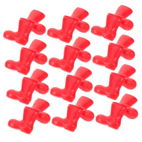 AKOOSY 50 Stück Mini -Schuhe Spielpuppenschuhe Weihnachtsminischuhe Miniaturschuhe Minischuhe Artikel Stiefel dekorative Minischuhe Mini -Figuren Plastik rot AKOOSY 50 Stück Mini -Schuhe Spielpuppenschuhe Weihnachtsminischuhe Miniaturschuhe Minischuhe Artikel Stiefel dekorative Minischuhe Mini -Figuren Plastik rot von AKOOSY