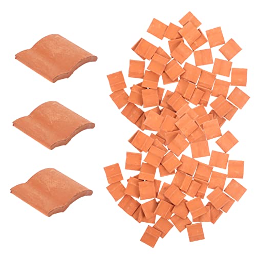 AKOOSY 50Stücke Dachziegel Realistische Dachfliesen für Puppenhaus und Sandtisch DIY Miniaturmodelle und Architekturprojekte Kompakte AKOOSY 50Stücke Dachziegel Realistische Dachfliesen für Puppenhaus und Sandtisch DIY Miniaturmodelle und Architekturprojekte Kompakte von AKOOSY