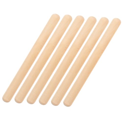 AKOOSY 6 Stück Teiliges Rhythmusstäbe aus Ahornholz Percussion Instrumente Musikspielzeug für Kleinkinder Rhythmischer Fähigkeiten und Musikalischem Lernen AKOOSY 6 Stück Teiliges Rhythmusstäbe aus Ahornholz Percussion Instrumente Musikspielzeug für Kleinkinder Rhythmischer Fähigkeiten und Musikalischem Lernen von AKOOSY
