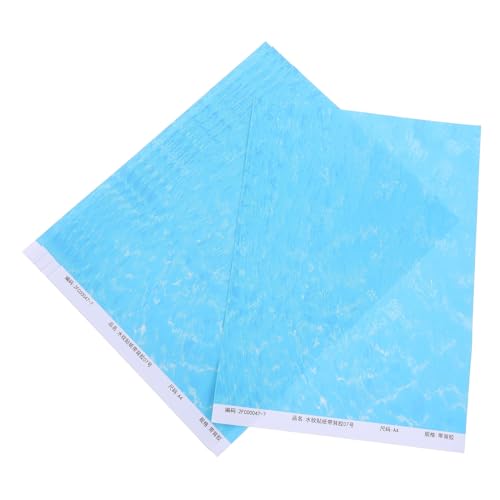 AKOOSY 6 Stück Wasserwellen Sticker Wasser Ripple Effektfolie Selbstklebend für Miniatur Landschaften Micro Landschaftsmodell Zubehör Realistische Fluss und Meeresoberflächen für DIY von AKOOSY