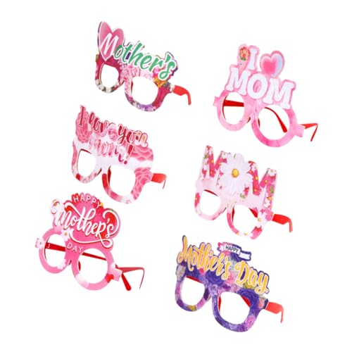 AKOOSY 6stücke Teiliges Lustige Partybrillen Für Muttertag Herz-design Dekorative Brillen Für Festlichkeiten Als Partygeschenk Oder Fotorequisiten AKOOSY 6stücke Teiliges Lustige Partybrillen Für Muttertag Herz-design Dekorative Brillen Für Festlichkeiten Als Partygeschenk Oder Fotorequisiten von AKOOSY