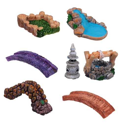 AKOOSY 8Stücke Harz Landschaftsverzierung für Fairy Garden Wetterfeste Dekorationselemente für Puppenhaus und Garten Hochwertige Mikrolandschaftsaccessoires Zufälligen AKOOSY 8Stücke Harz Landschaftsverzierung für Fairy Garden Wetterfeste Dekorationselemente für Puppenhaus und Garten Hochwertige Mikrolandschaftsaccessoires Zufälligen von AKOOSY