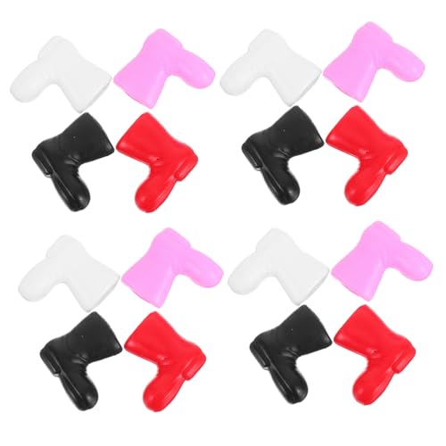 AKOOSY 96stücke Miniaturstiefel Für Puppenhäuser Weihnachtsdekoration Bastelprojekte Partygeschenke Weihnachtstischdekoration Kleine Schuhspielzeuge Miniatur-schuhdekor von AKOOSY