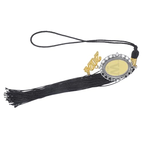 AKOOSY Abschlusskappe Quaste Anhänger aus Polyester und Zinklegierung Langlebig und Farbbeständig Stilvolle Abschlussfeier Deko für Abitur und Graduation Schwarz AKOOSY Abschlusskappe Quaste Anhänger aus Polyester und Zinklegierung Langlebig und Farbbeständig Stilvolle Abschlussfeier Deko für Abitur und Graduation Schwarz von AKOOSY