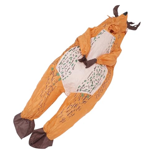 AKOOSY Aufblasbarer Party Kostüm Jumpsuit aus Wasserdichtem PU Beschichtetem Leicht Wiederverwendbar Geeignet für Karneval Fasching Club und Jahresfeierveranstaltungen von AKOOSY