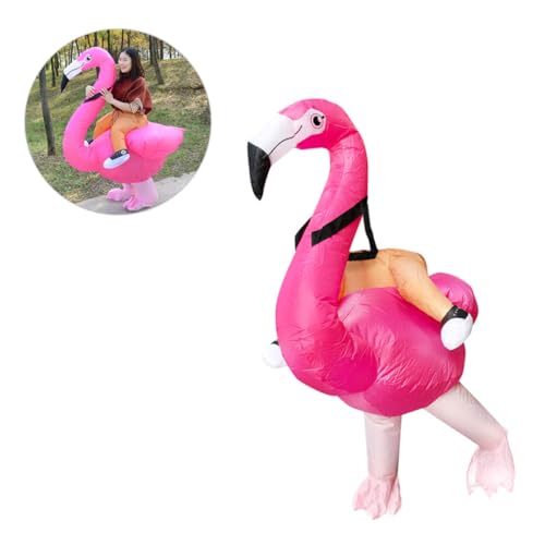 AKOOSY Aufblasbares Flamingo Kostüm Erwachsene Party Fasching Halloween Karneval Cosplay Einteiler Waschbar Spaßiges Flamingo Outfit AKOOSY Aufblasbares Flamingo Kostüm Erwachsene Party Fasching Halloween Karneval Cosplay Einteiler Waschbar Spaßiges Flamingo Outfit von AKOOSY