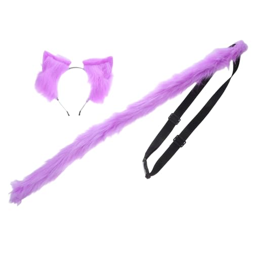 AKOOSY Biestohr Stirnband Set Cosplay Katzenohren Katzenohren Für Erwachsene Katzenschwanz Kostüm Katzenkostüm AKOOSY Biestohr Stirnband Set Cosplay Katzenohren Katzenohren Für Erwachsene Katzenschwanz Kostüm Katzenkostüm von AKOOSY