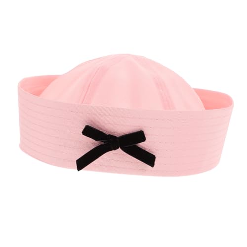AKOOSY Dekorativer Matrosenhut mit Schleife Kostüm Zubehör für Party und Cosplay Niedlicher Segelhut für Damen und Herren Mütze für Besondere Anlässe Rosa AKOOSY Dekorativer Matrosenhut mit Schleife Kostüm Zubehör für Party und Cosplay Niedlicher Segelhut für Damen und Herren Mütze für Besondere Anlässe Rosa von AKOOSY