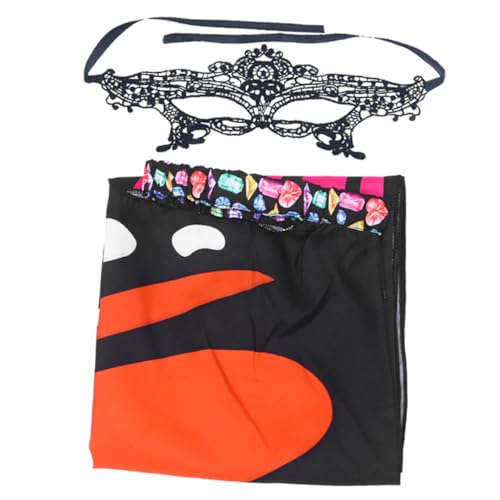 AKOOSY Dekorativer Spitzen Umhang mit Schmetterlingsmotiv Teiliges Party Accessoire für Damen Masquerade Maske und Cape Stilvoller Festival Schal für Halloween Cosplay und Bühnenauftritte AKOOSY Dekorativer Spitzen Umhang mit Schmetterlingsmotiv Teiliges Party Accessoire für Damen Masquerade Maske und Cape Stilvoller Festival Schal für Halloween Cosplay und Bühnenauftritte von AKOOSY