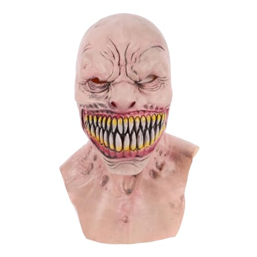 AKOOSY Einstellbare Halloween Teufelsmaske Vollgesichtsmaske aus Gruselige Schrei für Erwachsene Horror Party Dekoration mit Kreativem Bösem Design AKOOSY Einstellbare Halloween Teufelsmaske Vollgesichtsmaske aus Gruselige Schrei für Erwachsene Horror Party Dekoration mit Kreativem Bösem Design von AKOOSY