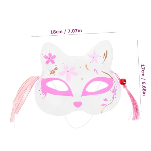 AKOOSY Halbgesichts Katzen und Fuchsmaske Party Deko Cosplay Requisit Farbverlauf für Halloween Karneval Maskerade Bühnenperformance AKOOSY Halbgesichts Katzen und Fuchsmaske Party Deko Cosplay Requisit Farbverlauf für Halloween Karneval Maskerade Bühnenperformance von AKOOSY