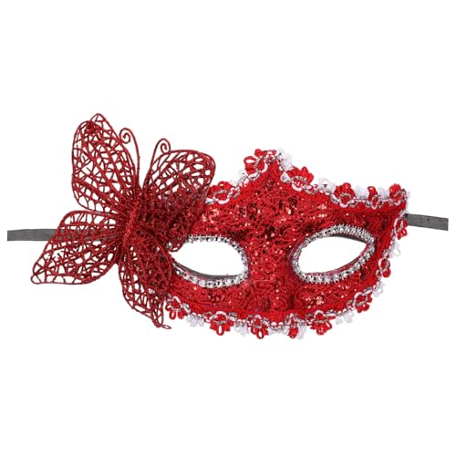 AKOOSY Halbgesichts Maske Damen Schmetterlings Design Spitzenmaske für Maskenball Halloween Party Karneval Venezianische Kostüm Accessoire Leicht und Atmungsaktiv AKOOSY Halbgesichts Maske Damen Schmetterlings Design Spitzenmaske für Maskenball Halloween Party Karneval Venezianische Kostüm Accessoire Leicht und Atmungsaktiv von AKOOSY