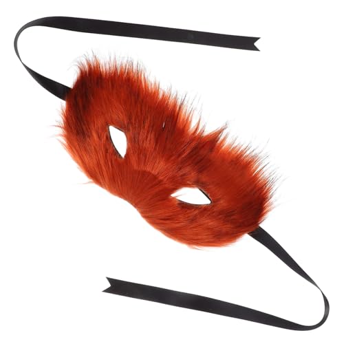 AKOOSY Halbgesichts fuchsmaskerade aus Plüsch Verstellbar Leichtes Material Komfortabel für Halloween Cosplay Maskenbälle und Themenpartys Geeignet für Erwachsene AKOOSY Halbgesichts fuchsmaskerade aus Plüsch Verstellbar Leichtes Material Komfortabel für Halloween Cosplay Maskenbälle und Themenpartys Geeignet für Erwachsene von AKOOSY