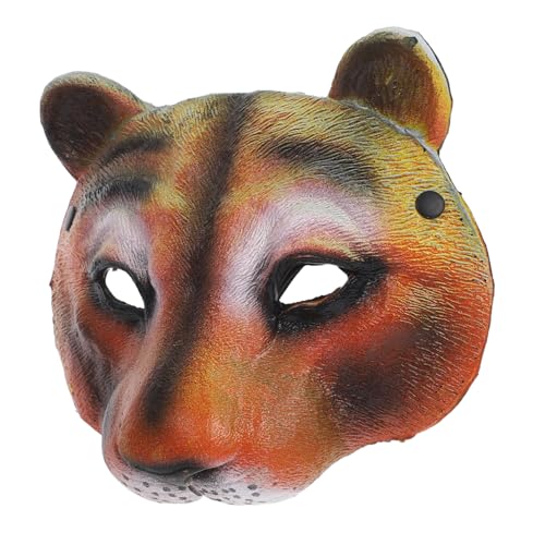AKOOSY Halbgesichtsmaske PU Elastisches Kopfband Komfortabel und Langlebig Realistische Tiermaske für Halloween Karneval Cosplay und Mottopartys Erwachsene AKOOSY Halbgesichtsmaske PU Elastisches Kopfband Komfortabel und Langlebig Realistische Tiermaske für Halloween Karneval Cosplay und Mottopartys Erwachsene von AKOOSY