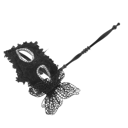 AKOOSY Handgehaltene Maske für Damen mit Elegantem Spitzenmuster Langlebiges Material Vielseitig für Maskenball Karneval und Bühnenauftritte Stilvolles Design für Ansprechende AKOOSY Handgehaltene Maske für Damen mit Elegantem Spitzenmuster Langlebiges Material Vielseitig für Maskenball Karneval und Bühnenauftritte Stilvolles Design für Ansprechende von AKOOSY