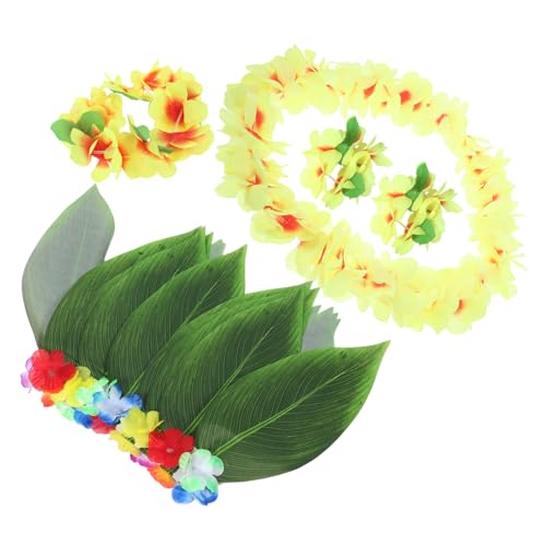 AKOOSY Hawaiianisches Rock mit Realistischer Blätteroptik Bunter Blumen Girlande Tropische Partydekoration Kostüm Zubehör für Tanz und Bühnenauftritte AKOOSY Hawaiianisches Rock mit Realistischer Blätteroptik Bunter Blumen Girlande Tropische Partydekoration Kostüm Zubehör für Tanz und Bühnenauftritte von AKOOSY