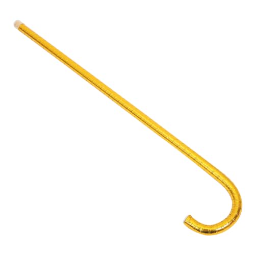 AKOOSY Jazz Tanzstock Halloween Kostüm Requisite Gold Robust für Bühnenauftritte Cosplay Party Zubehör von AKOOSY
