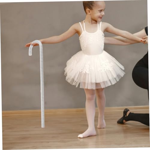 AKOOSY Jazz Tanzstock Silber Kohlefaser Langlebiger Tanz Requisit für Jazz Dance Cosplay und Halloween Vielseitiger Stock für Tanzpraxis und Bühnenperformance von AKOOSY