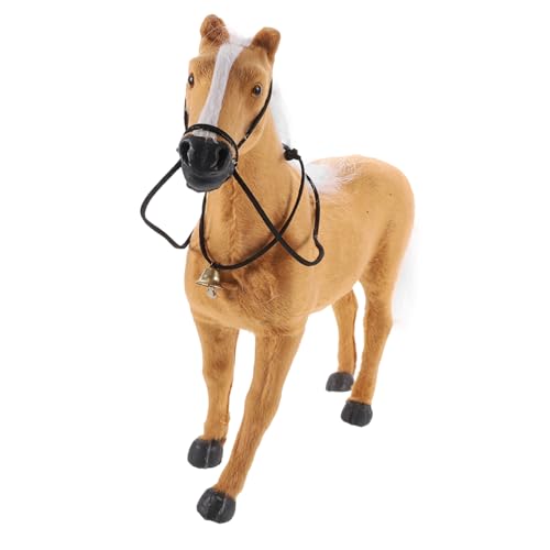 AKOOSY Kleine Pferdefigur aus Realistische Pferdemodell Dekoration für Party Fotorequisiten Detailreiche Lebensechte Nachbildung Stilvolle Heimdekoration Pädagogisches Modell AKOOSY Kleine Pferdefigur aus Realistische Pferdemodell Dekoration für Party Fotorequisiten Detailreiche Lebensechte Nachbildung Stilvolle Heimdekoration Pädagogisches Modell von AKOOSY