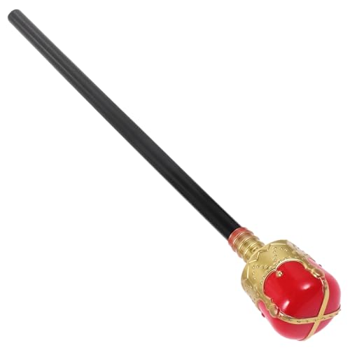 AKOOSY Königliches Cosplay Kunststoff Rot Gold Halloween Karneval Party Requisite für Verkleidung und Fotoaccessoire von AKOOSY